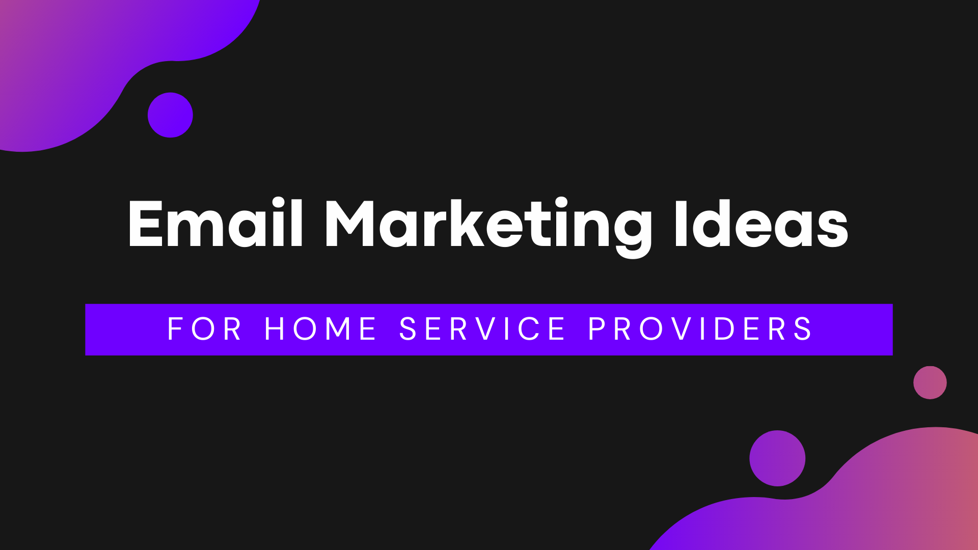 home services marketing